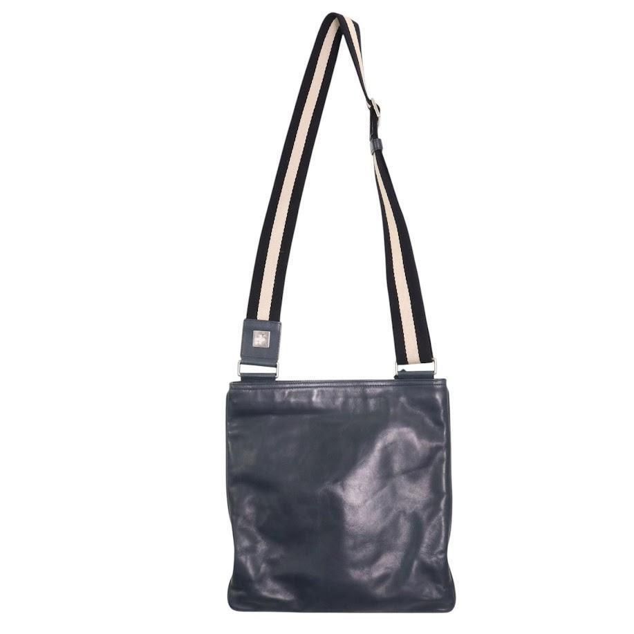 BALLY バリー ショルダーバッグ サコッシュ 黒系 紺系 トレイン