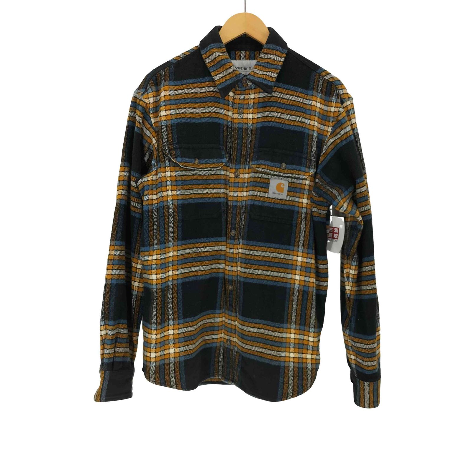 カーハートワークインプログレス Carhartt WIP 23AW L/S HAWKINS SHIRT ホーキンス ヘビーツイル チェック シャツ メンズ JPN：S 