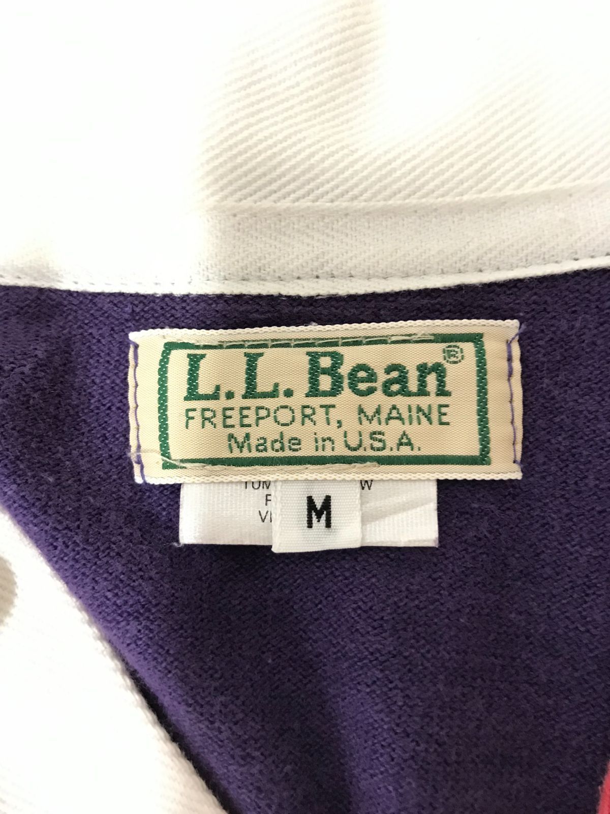 L.L.Bean　80’s~90's　ボーダー　ラガーシャツ　ヴィンテージ