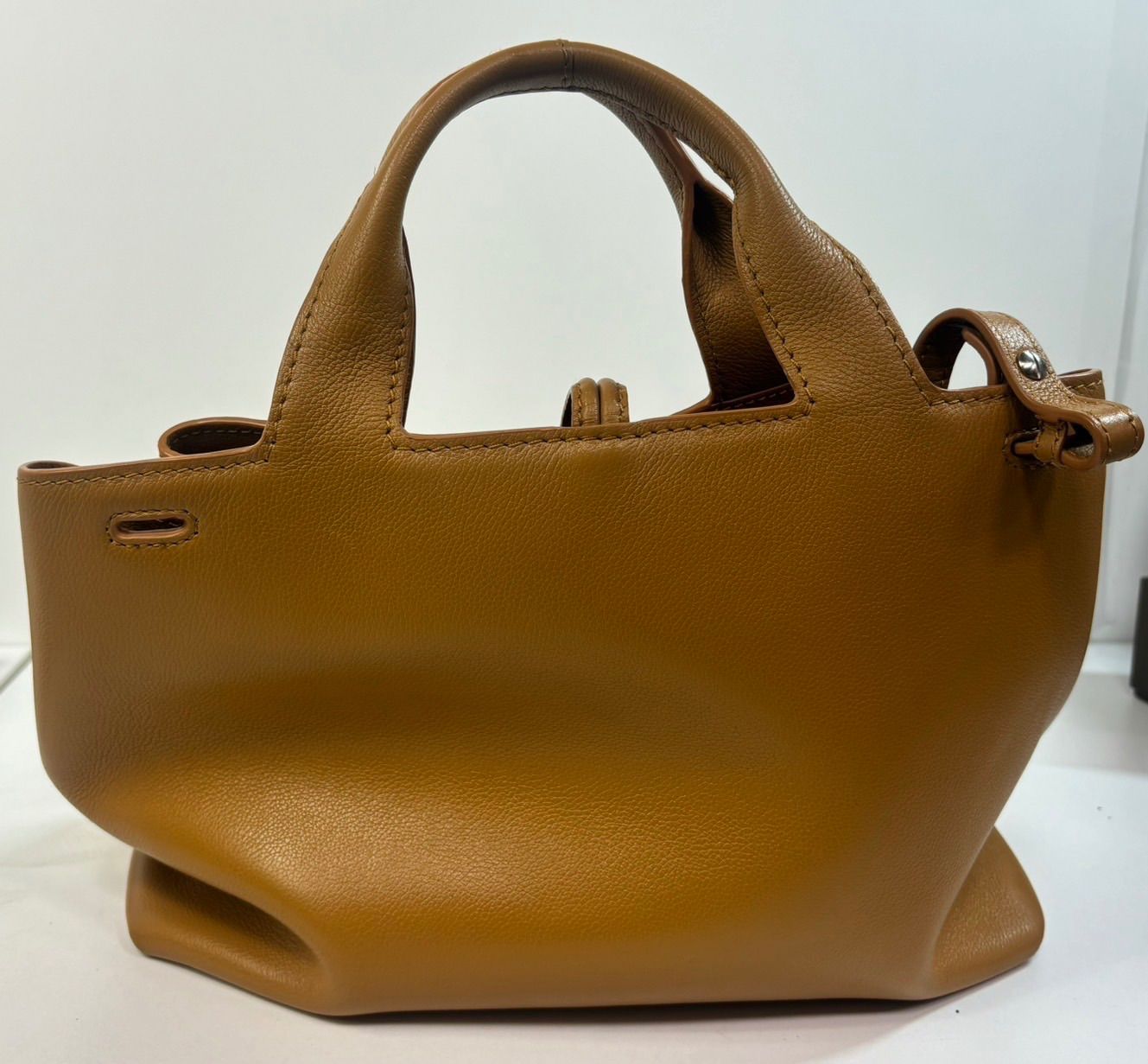 USED】MOTHER HOUSE マザーハウス ソウ 2WAY ミドル トート バッグ 