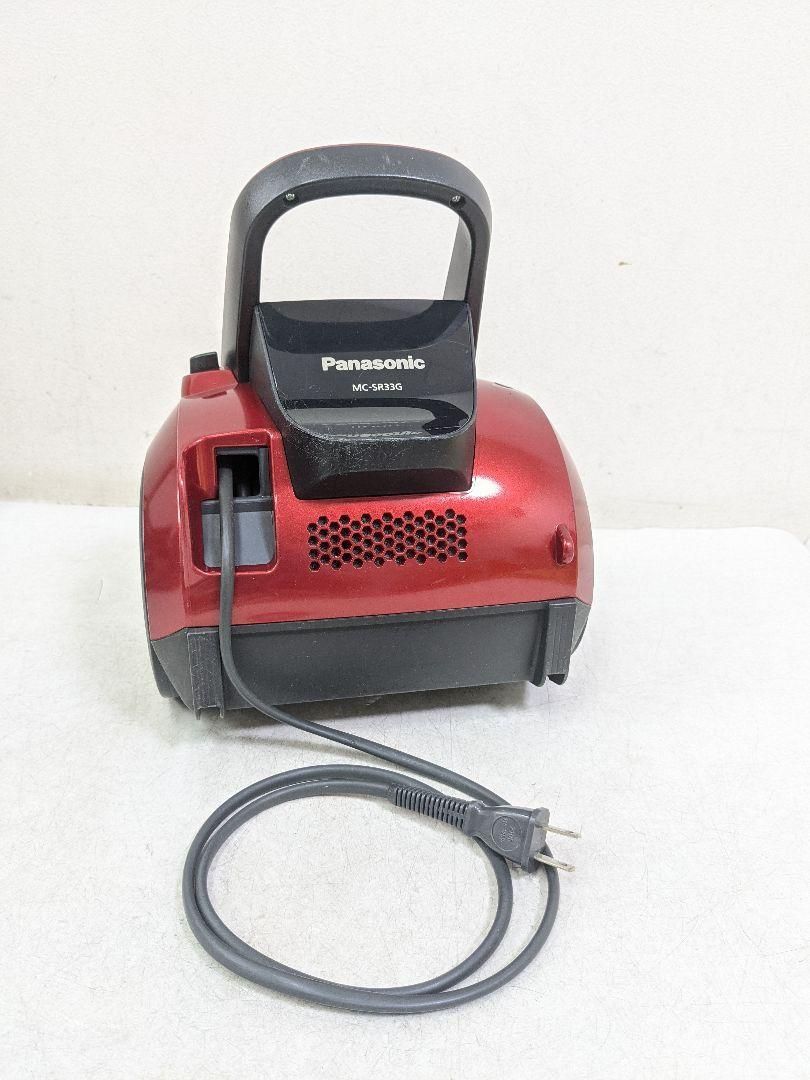 パナソニック MC-SR33G-R サイクロン式掃除機 2016年製ヘッド無し パナソニック MC-SR33G-R サイクロン式掃除機 2016年製ヘッド無し