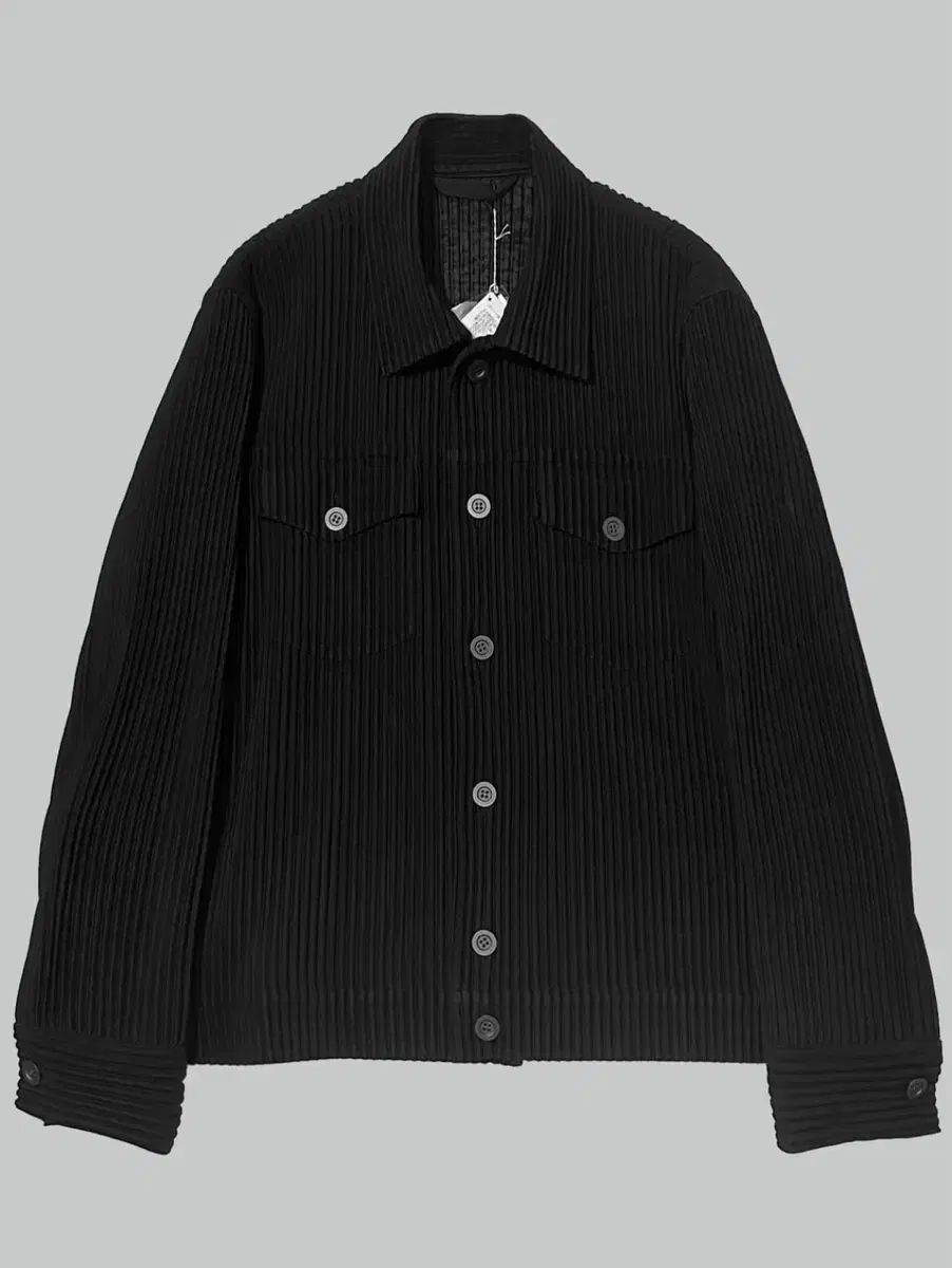 オムプリッセイッセイミヤケ ジャケット 黒 サイズ2 美品 HOMME PLISSE ISSEY MIYAKE オム プリッセ イッセイ ミヤケ