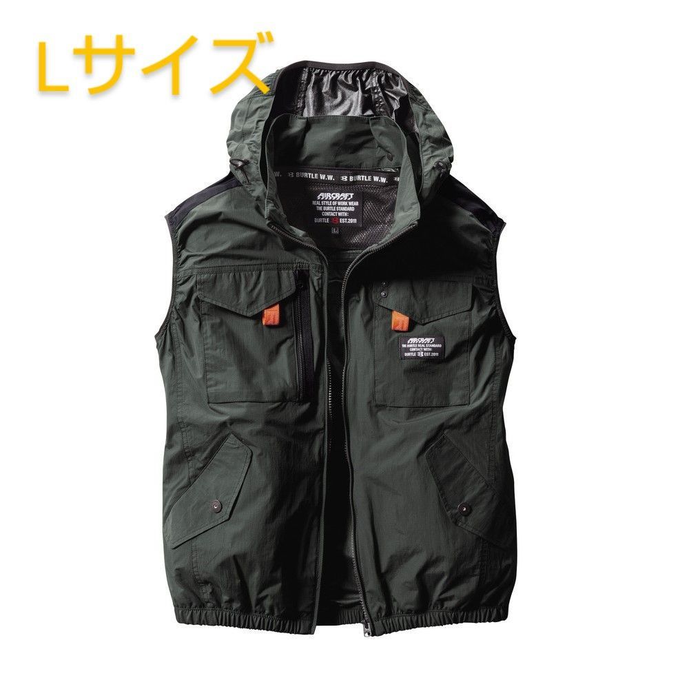 新品未使用品】 バートル 空調服 ベストタイプ ミルスグリーン L