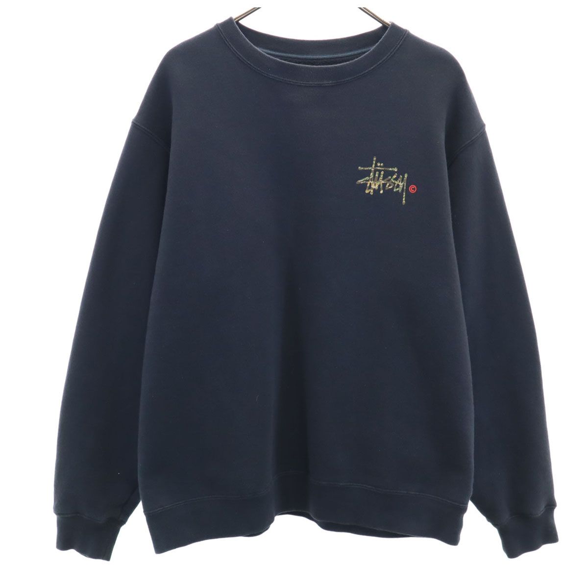 STUSSY ステューシー 長袖 スウェット L ブラック 裏起毛 メンズ STUSSY ステューシー 長袖 スウェット L ブラック 裏起毛 メンズ