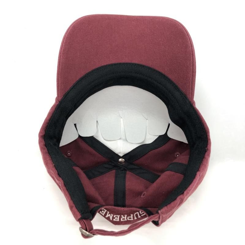 【中古】Supreme Leather Applique キャップ 赤 シュプリーム[91][240091391599] 中古】Supreme Leather Applique キャップ 赤 シュプリーム[91
