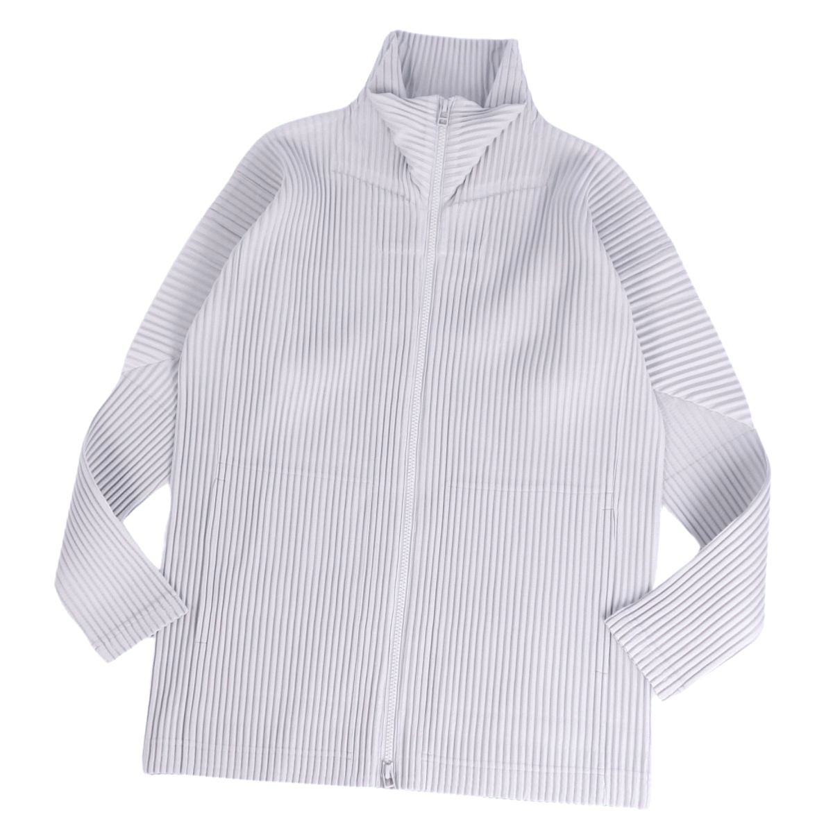 美品 オムプリッセ HOMME PLISSE カーディガン ジップアップ