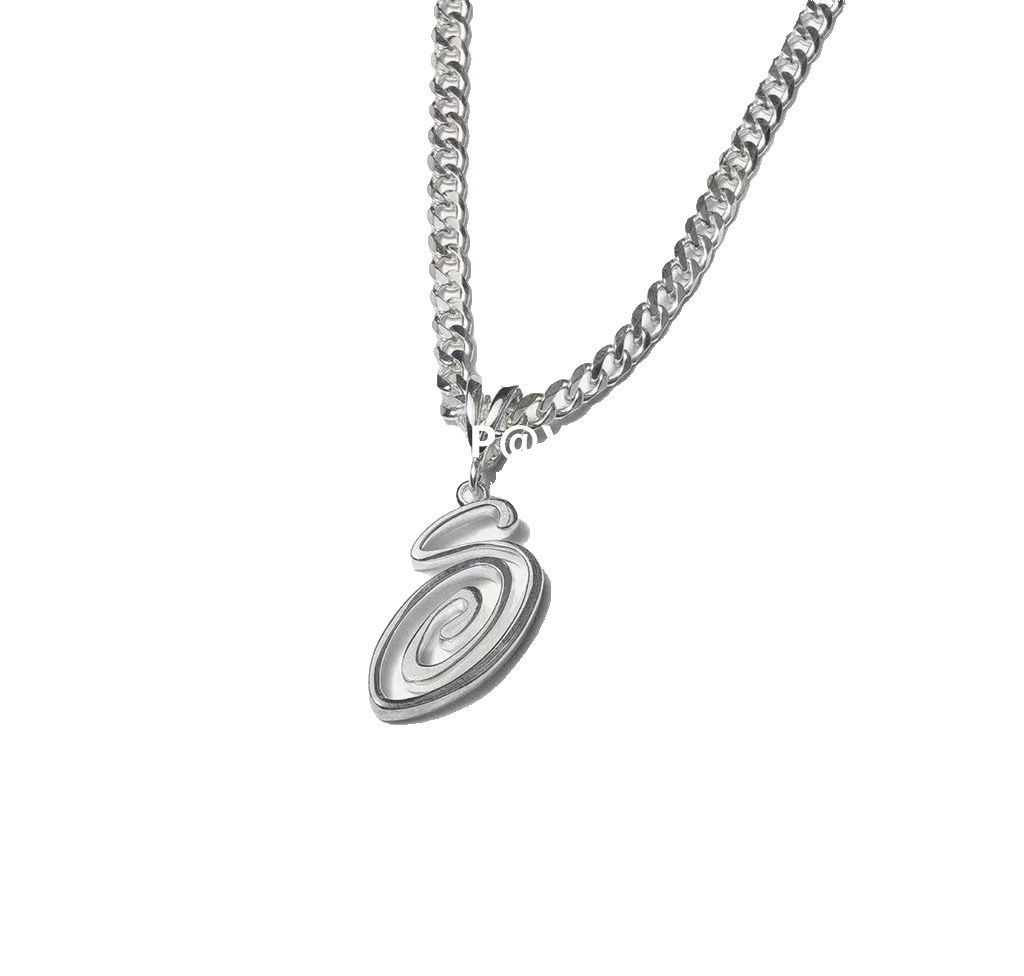 Stussy Spring 24 Jewelry Swirly S Chain(24S338321)