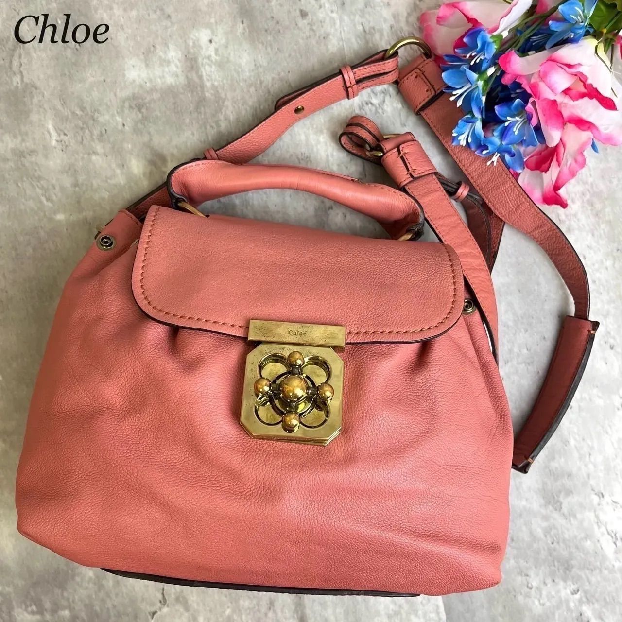 ✨美品✨ Chloe クロエ 2way ショルダーバッグ ハンドバッグ エルシー