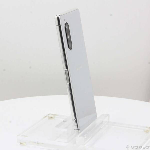 【中古・美品】SONY Xperia 5 SO-01M Grey Xperia 5 SIMフリー SO-01M グレー [Grey] 未使用品 docomo SONY