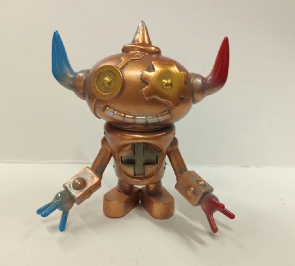 OtaCream MobileVinylPets ゲッチャリロボ 後藤彩色所 OtaCream MobileVinylPets ゲッチャリロボ 後藤彩色所 カッパー/水色