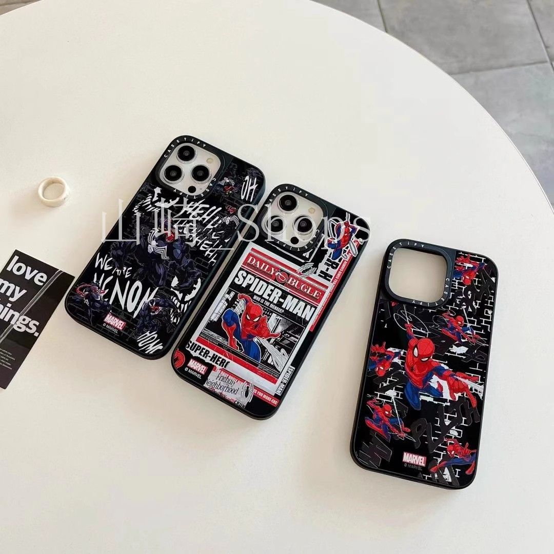 ミラーケースMagSafe対応】マーベル スパイダーマン CASETiFY x Spider-Man ケースティファイ スマホケース スマホケース  iPhone16/16pro/16pro max/15/15pro/15pro max/14/14promax - メルカリ