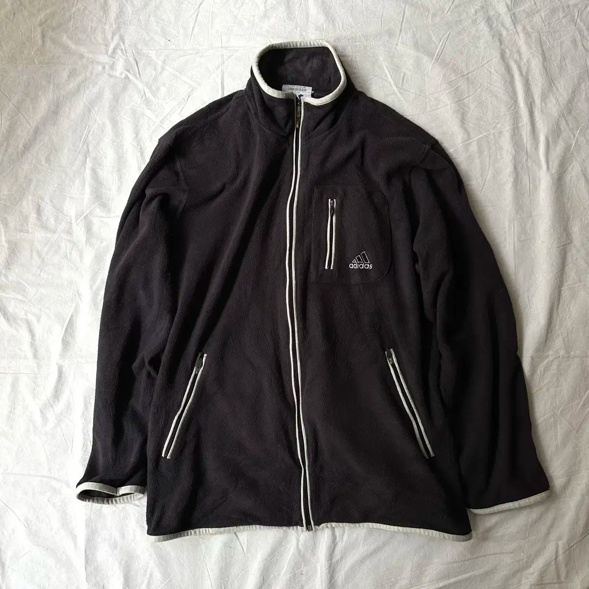 【雷市場（ポンジャン）商品韓国直送】 adidas(アディダス) adidas ロゴ フリース ジャケット