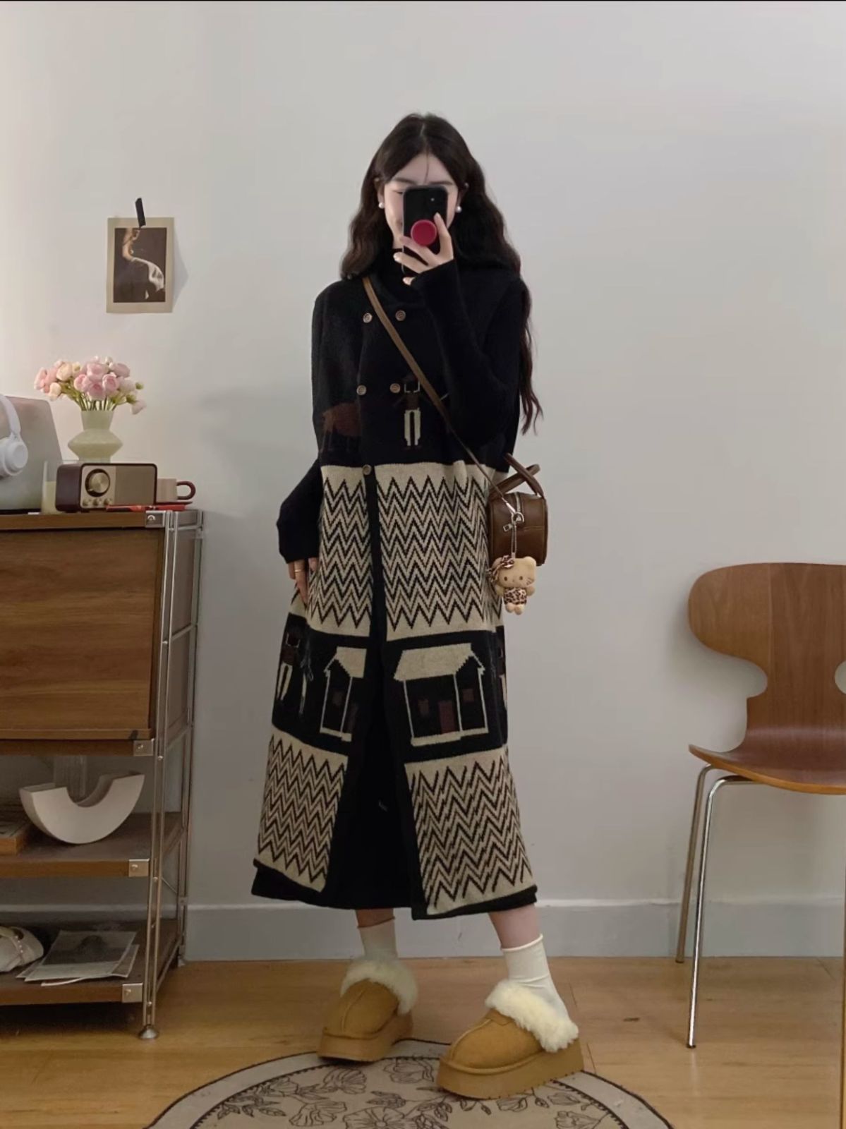 体型カバー 上品コーデ