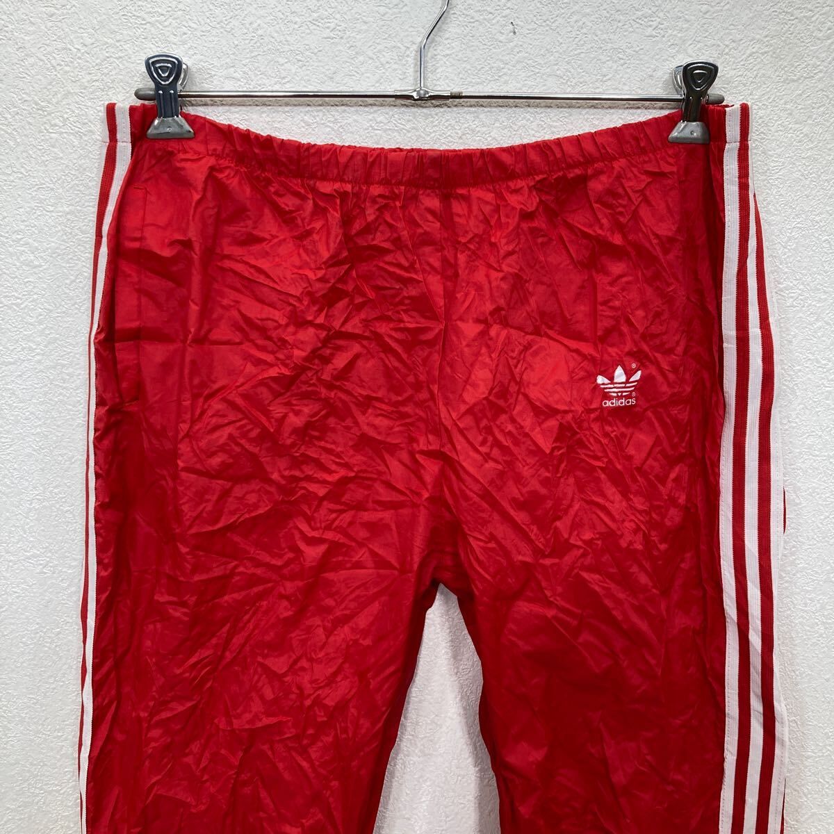 レッド adidas ジャージパンツ L レッド アディダス イージーパンツ