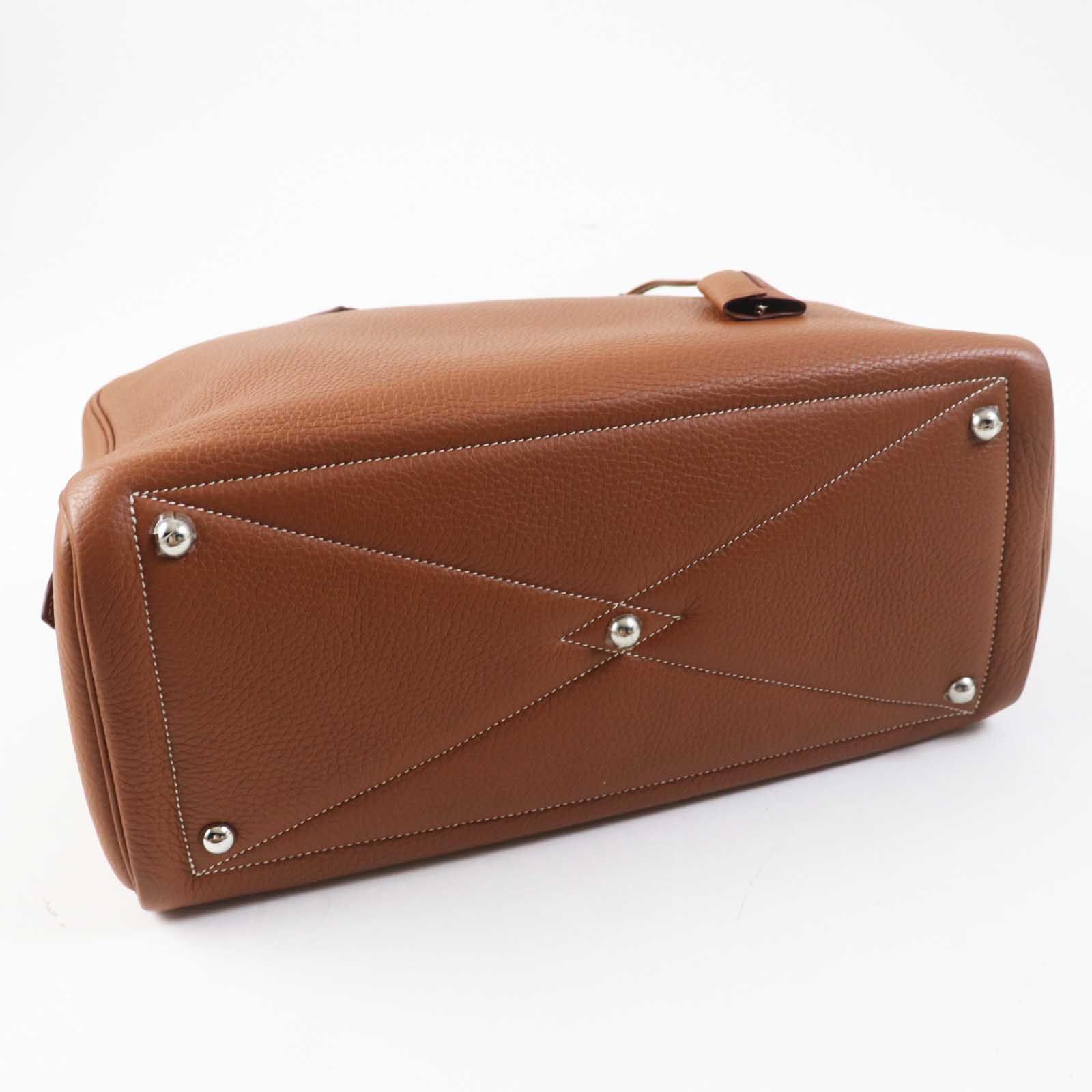 未使用品◎HERMES エルメス ヴィクトリア 35 シルバー金具