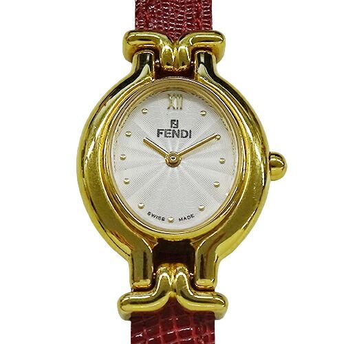 フェンディ FENDI 時計 レディース ブランド カメレオン チェンジベルト クオーツ QZ GP レザー 640L 5色
