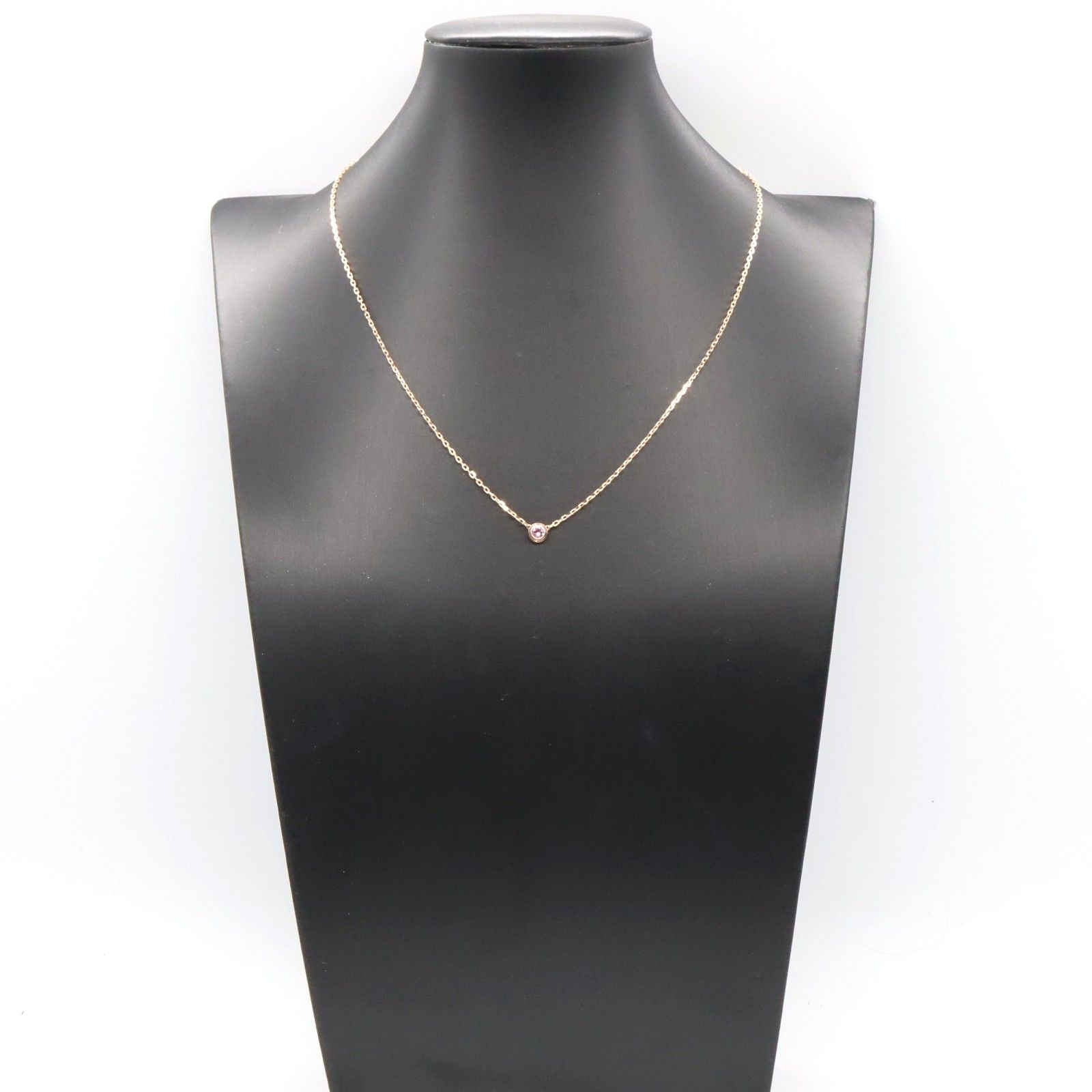 カルティエ CARTIER ネックレス バイザヤードネックレス ピンク  