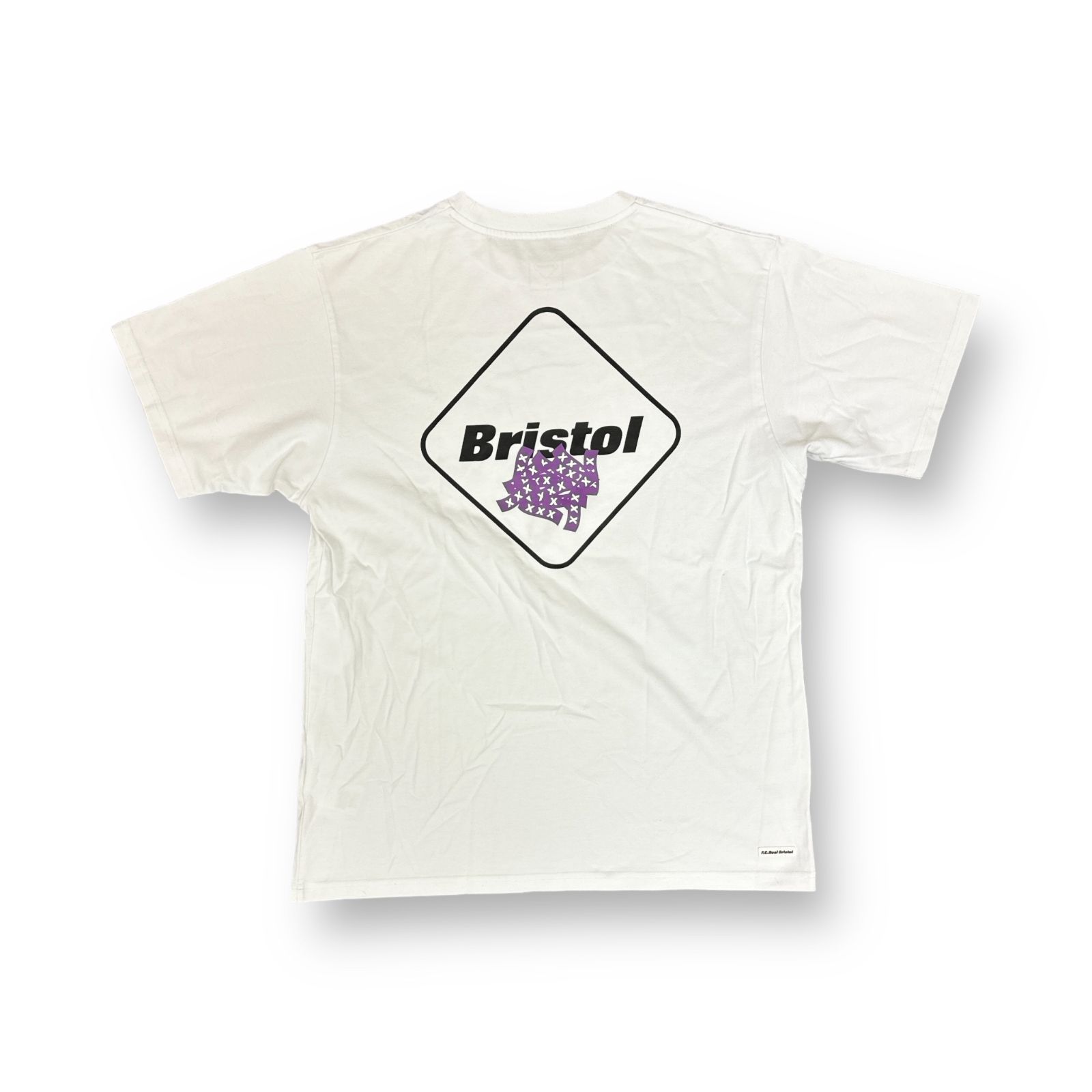 F.C.Real Bristol × GOD SELECTION XXX 21SS AUTHENTIC TEAM TEE コラボ プリント Tシャツ  ブリストル ゴッドセレクション FCRB-210120 ホワイト系 L 67877A3 - メルカリ