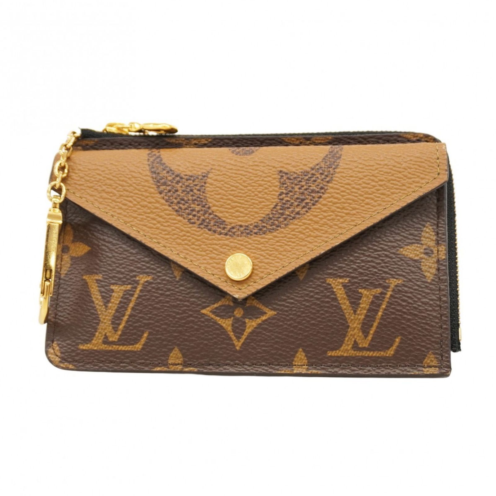 ルイ ヴィトン Louis Vuitton ルイ ヴィトン 財布 コインケース モノグラム リバース ポルトカルトレクトヴェルソ M81303 ブラウンレディース