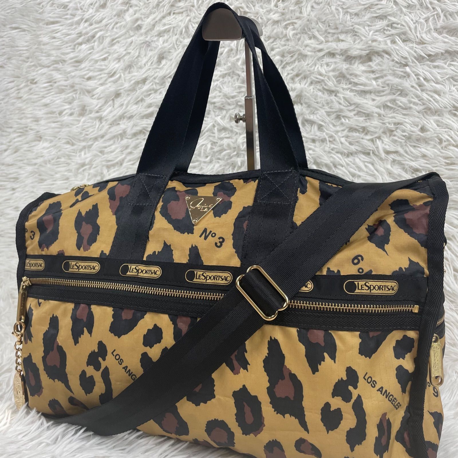 新品 レスポートサック ヒョウ柄 ショルダーバッグ トートバッグ