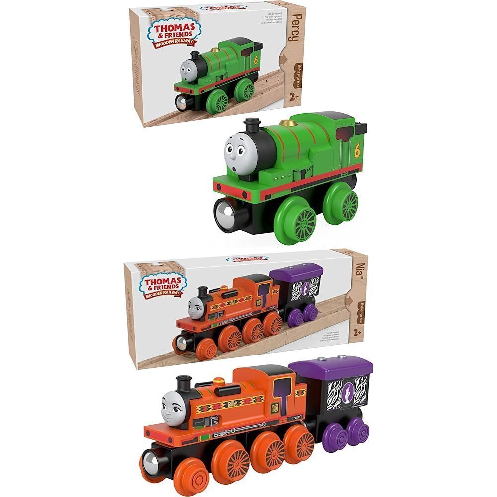 木製トーマス リサイクリングカー （IKEAの木製列車リラブー」に