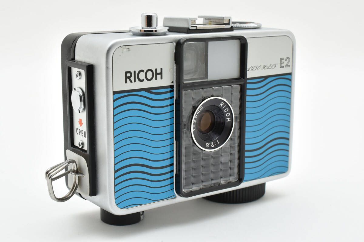 ☆美品 / 露出計動作☆ RECOH AUTO HALF E2 BLUE リコー オート