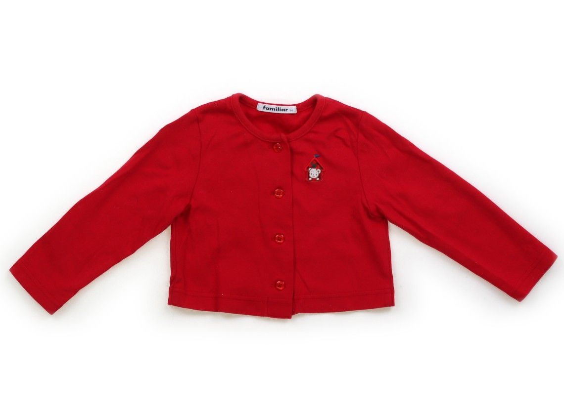 ファミリアカーディガン＆ブラウス90サイズ ファミリアカーディガン＆ブラウス90サイズ