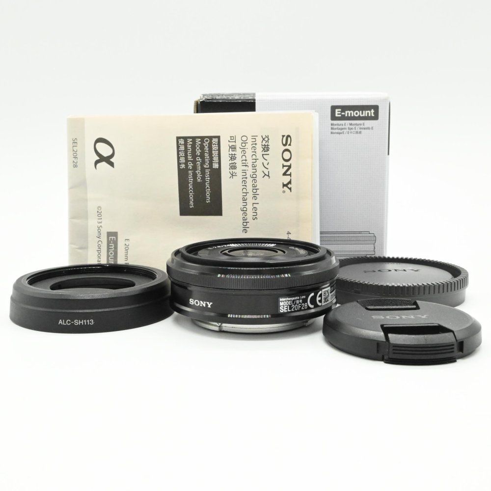 SONY 単焦点レンズ E 20mm F2.8 ソニー Eマウント用 APS-C専用 SEL20F28
