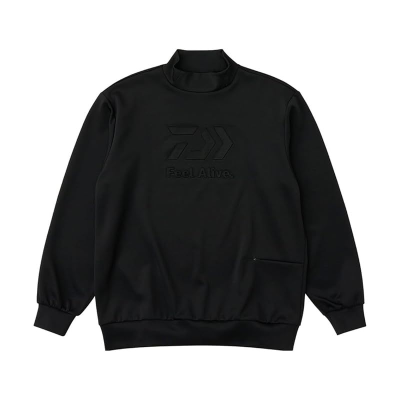 DAIWA DANROTECHスウェットモックネック 25DE-8725 ブラック 2XL