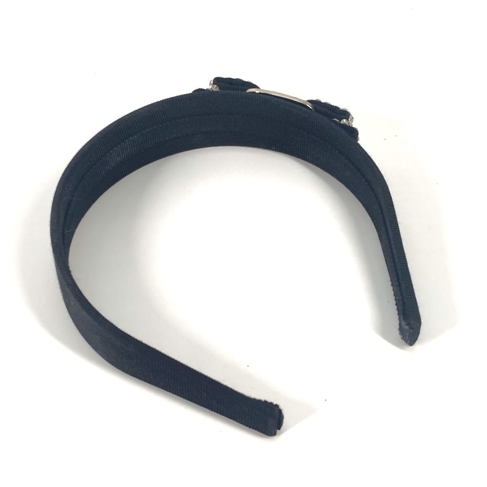 フェラガモ ヴァラリボン カチューシャ キャンバス×ラインストーン