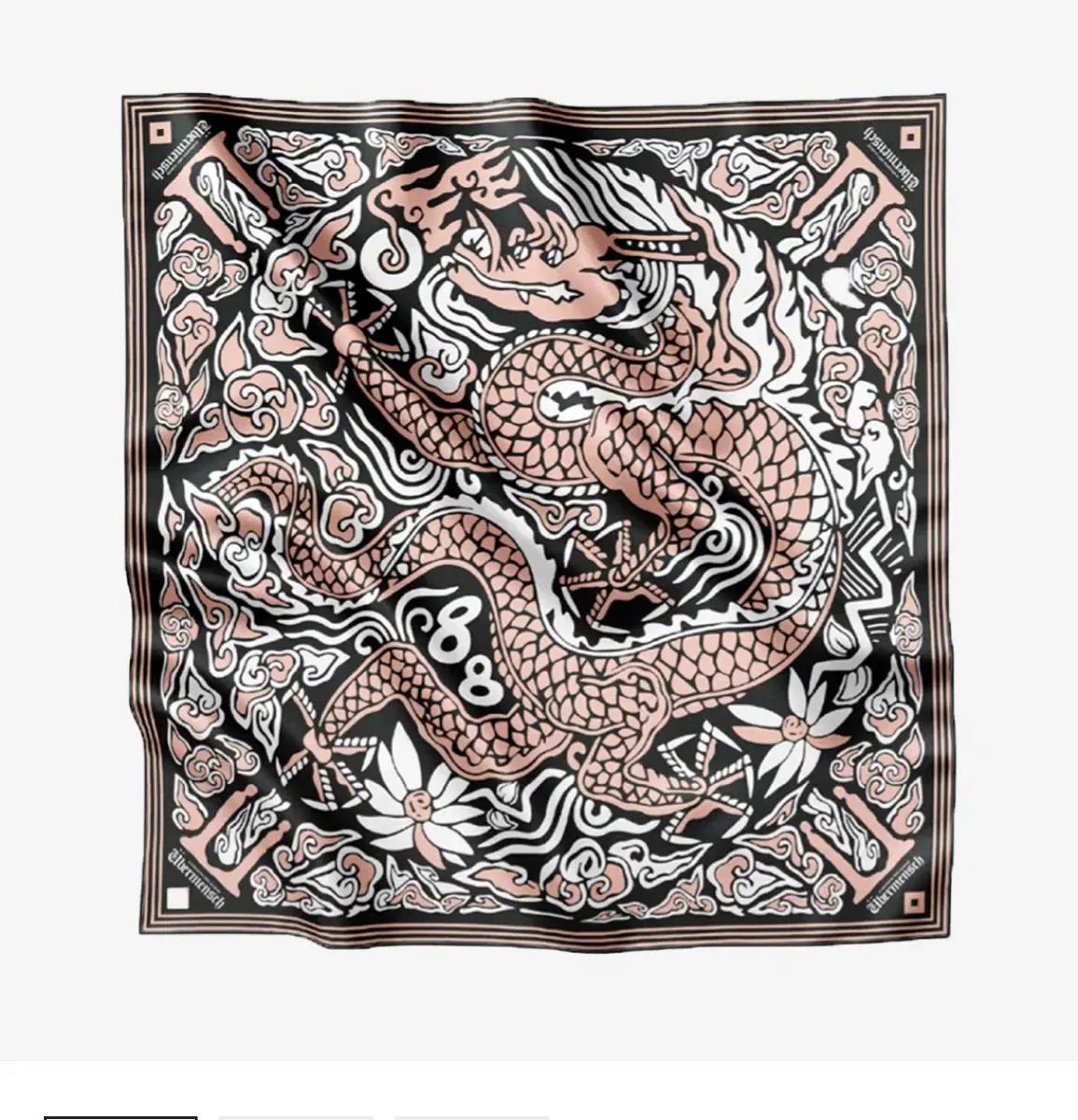 G-DRAGON ジードラゴン ウィーバーマン スカーフ ブラック