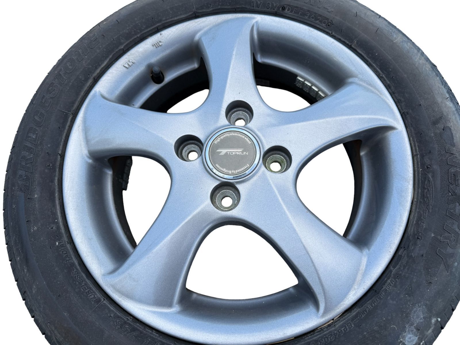 タント LA600S TOPRUN アルミホイール 4本セット 155 65R14 14×4.5J IS 45 管理番号 4206