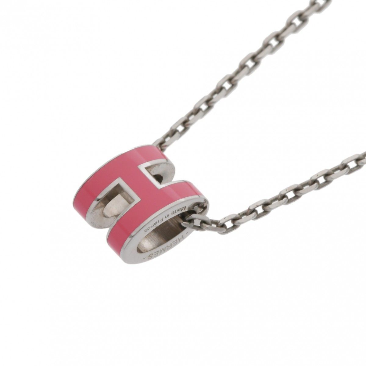 エルメス ポップアッシュ Hネックレス GP ピンク レディース ネック