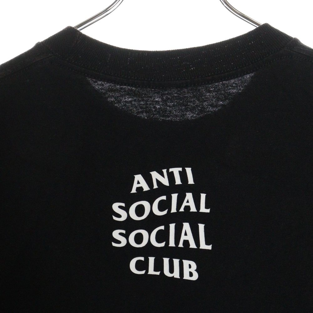HYSTERIC GLAMOUR◆半袖カットソー/FREE/コットン/ブラック/プリント/01193CO03 HYSTERIC GLAMOUR (ヒステリックグラマー) ×ANTI SOCIAL SOCIAL