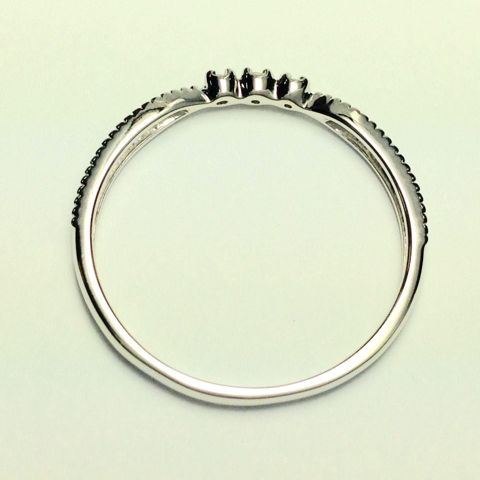 スリーストーンリング ダイヤモンド0.025ct