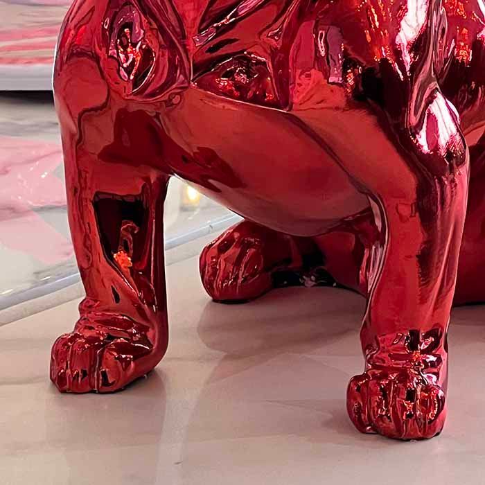 当店人気商品】フレンチブルドッグ 犬の置物 赤 遊び心 雑貨 オブジェ