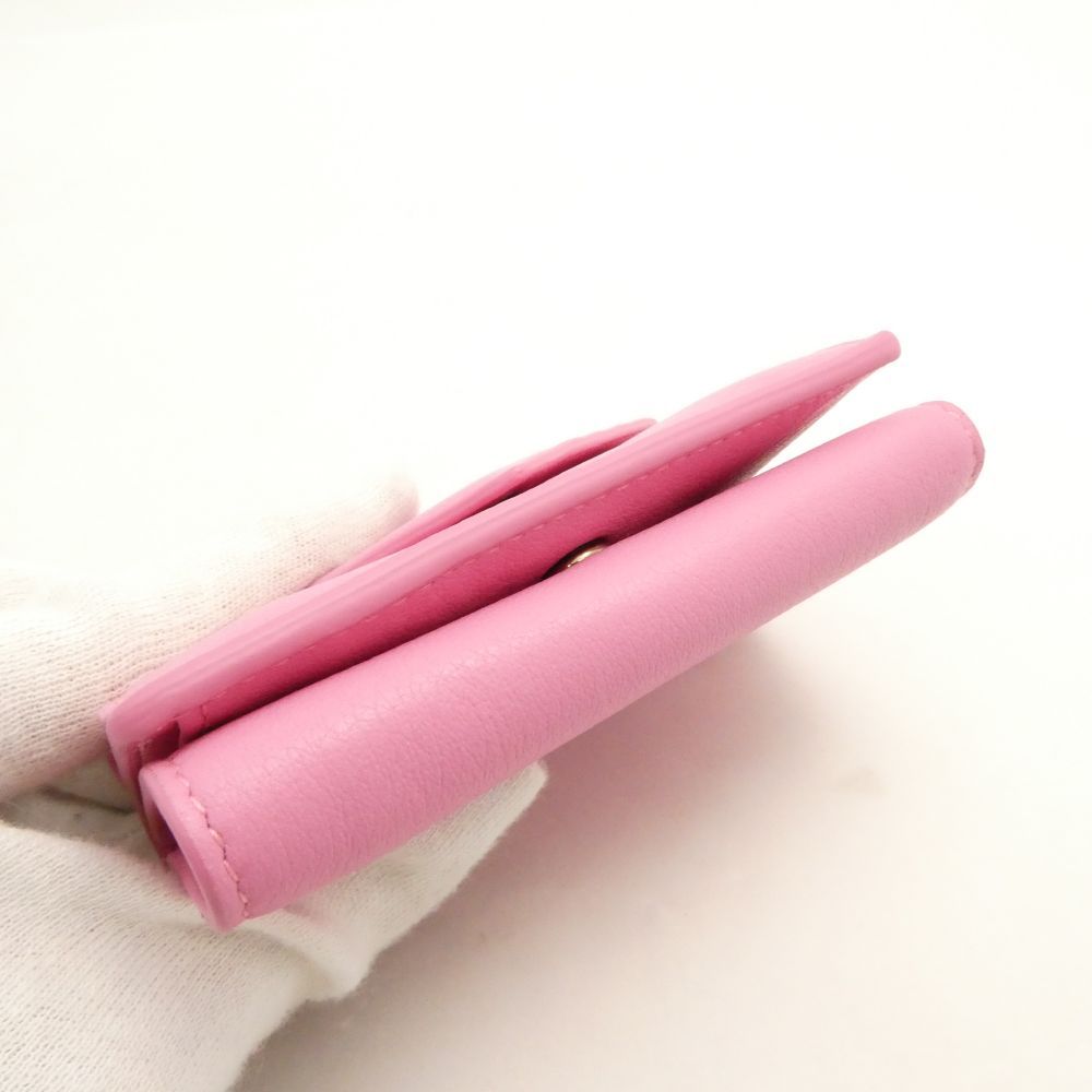 美品 BALENCIAGA バレンシアガ ペーパーミニウォレット 391446 三  