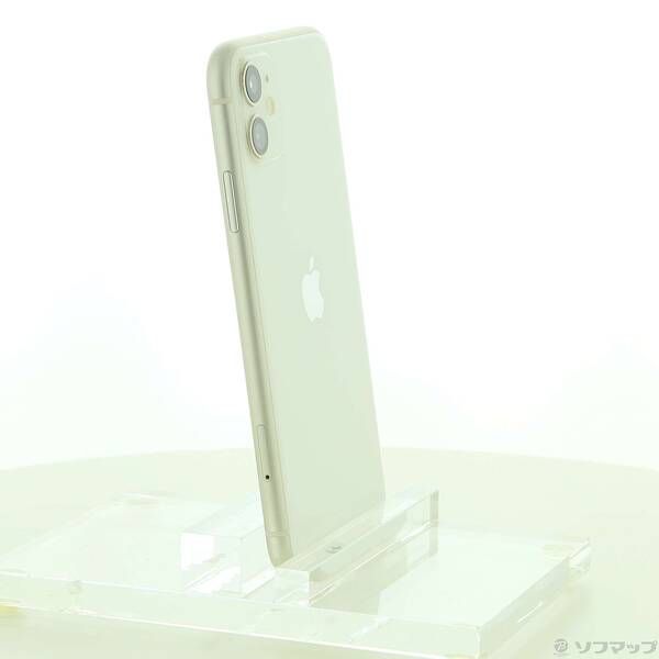 中古品〕 iPhone11 256GB ホワイト MHDQ3J／A SIMフリー【349