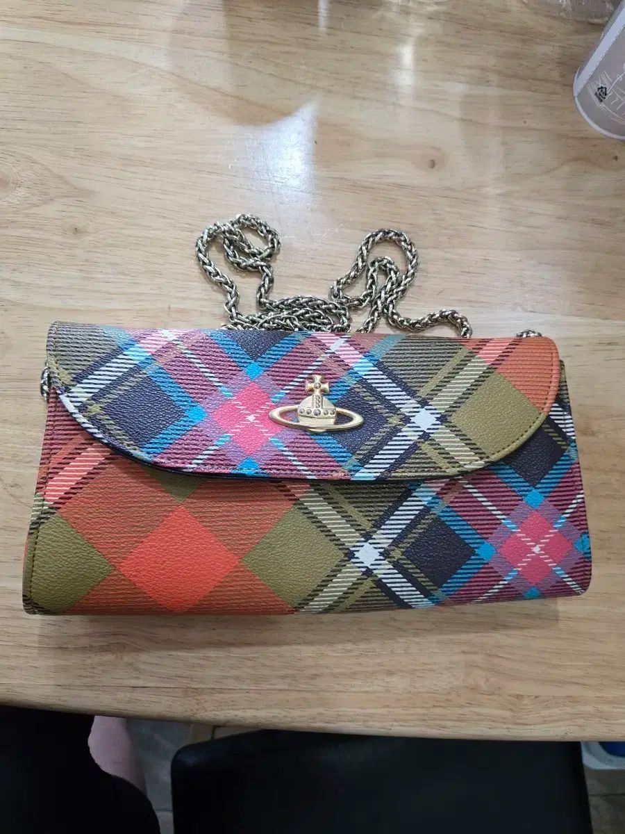 vivienne westwood ショルダーバッグチェック Vivienne Westwood☆チェーンショルダーバッグ チェック柄