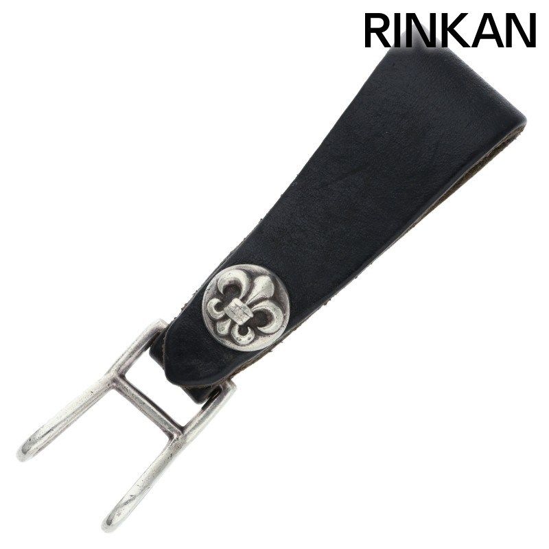 クロムハーツ BELT LOOP フレアボールボタンレザーベルトループ メンズ  