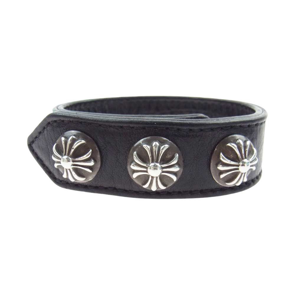 CHROME HEARTS クロムハーツ（原本有） ブレスレット 3BTN/2SNP クロス