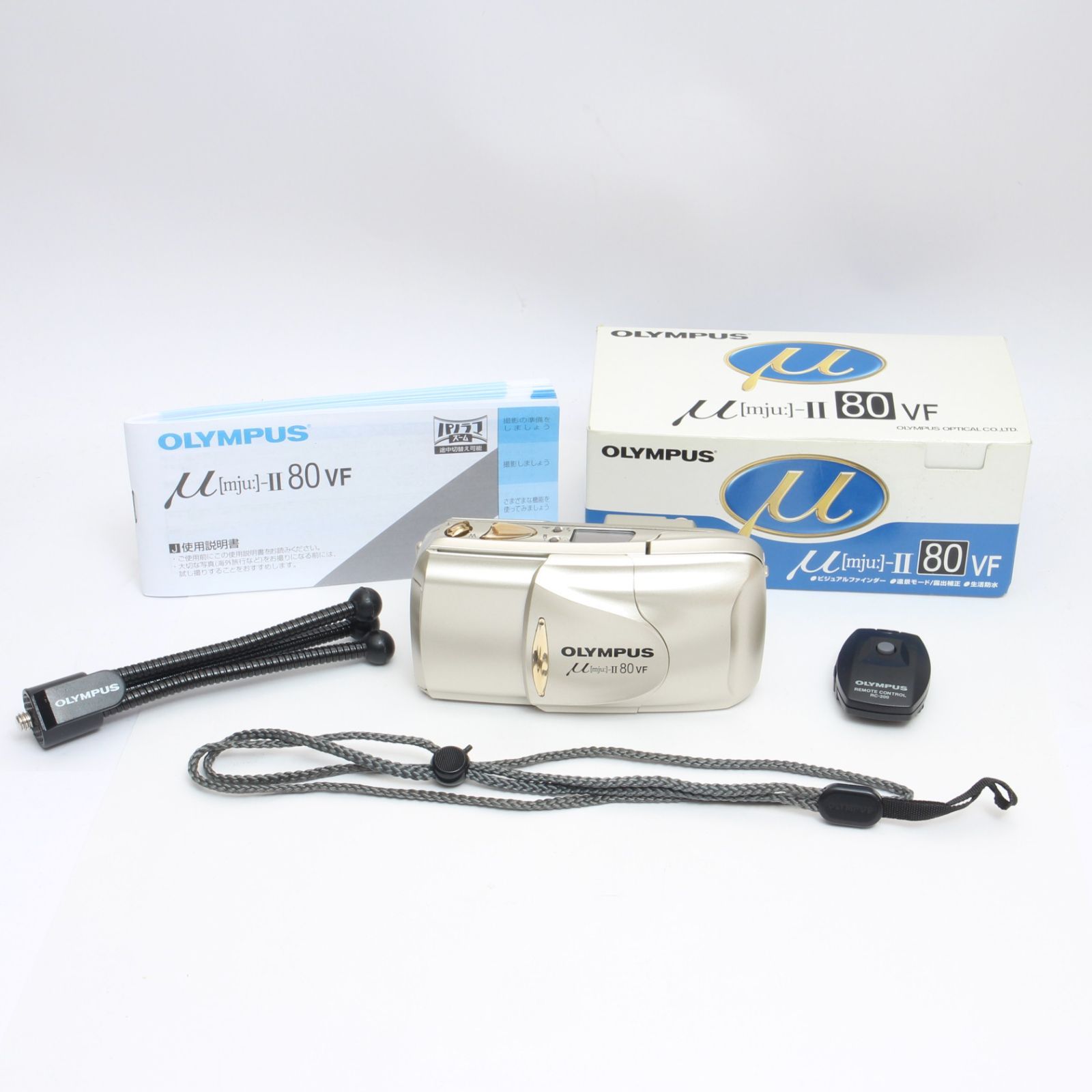 OLYMPUS μ-Ⅱ 80 VF 🎦【NEAR MINT】Olympus μ [mju:] II 80 VF Point & Shoot 35mm