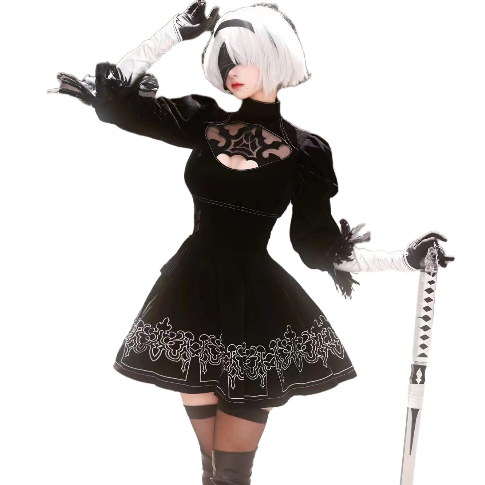 NieR:Automata (ニーアオートマタ) 2B ヨルハ二号B型 ウィッグ付き