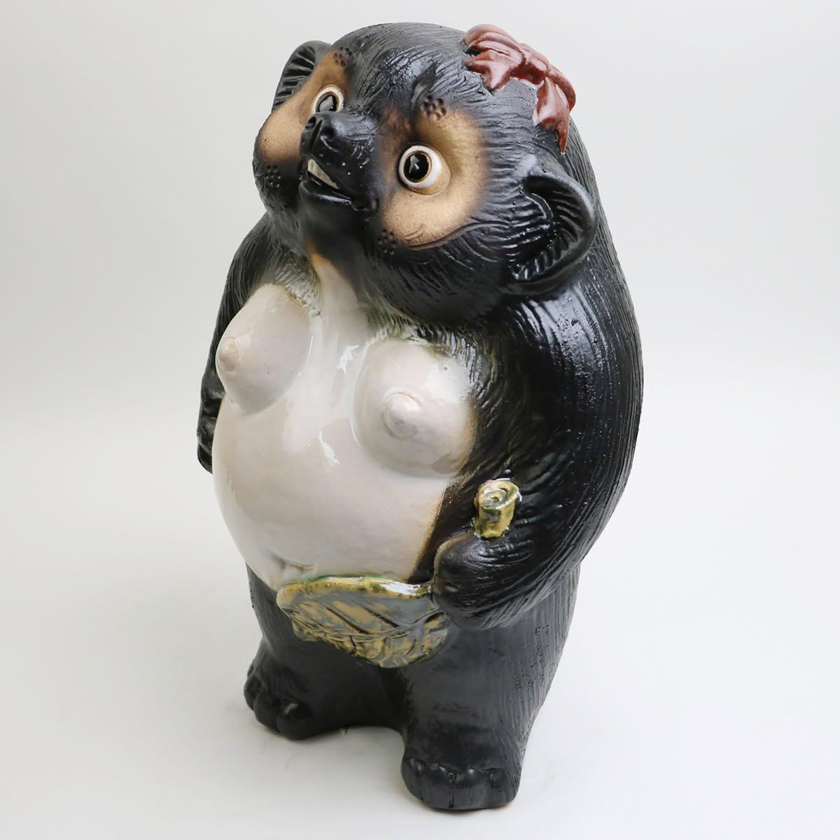 信楽焼 たぬき 置物 高さ42cm 陶器 14号メス狸 ta-0125 - メルカリ