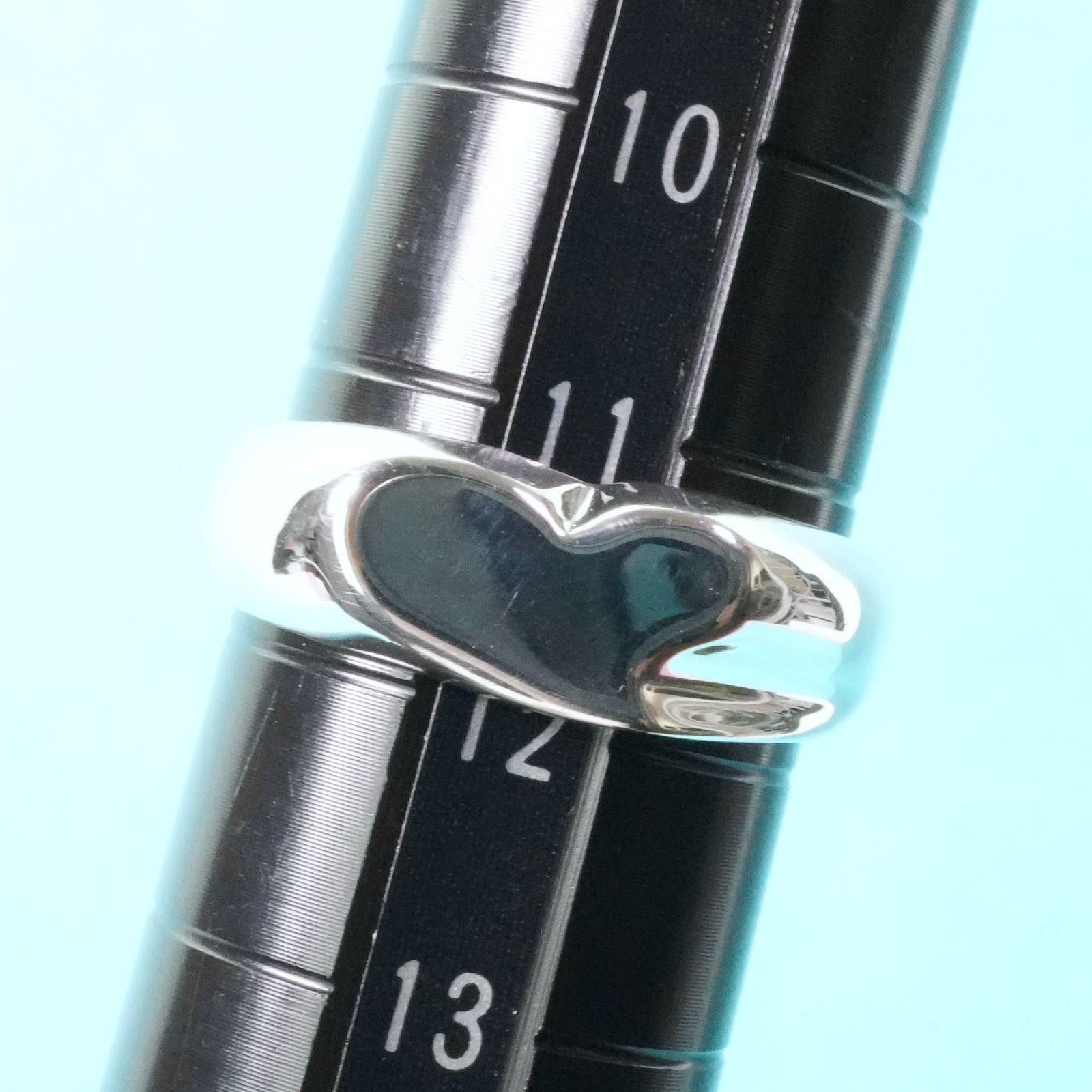 極美品11.5号 ティファニー カーブド ハート シグネット リング25-165