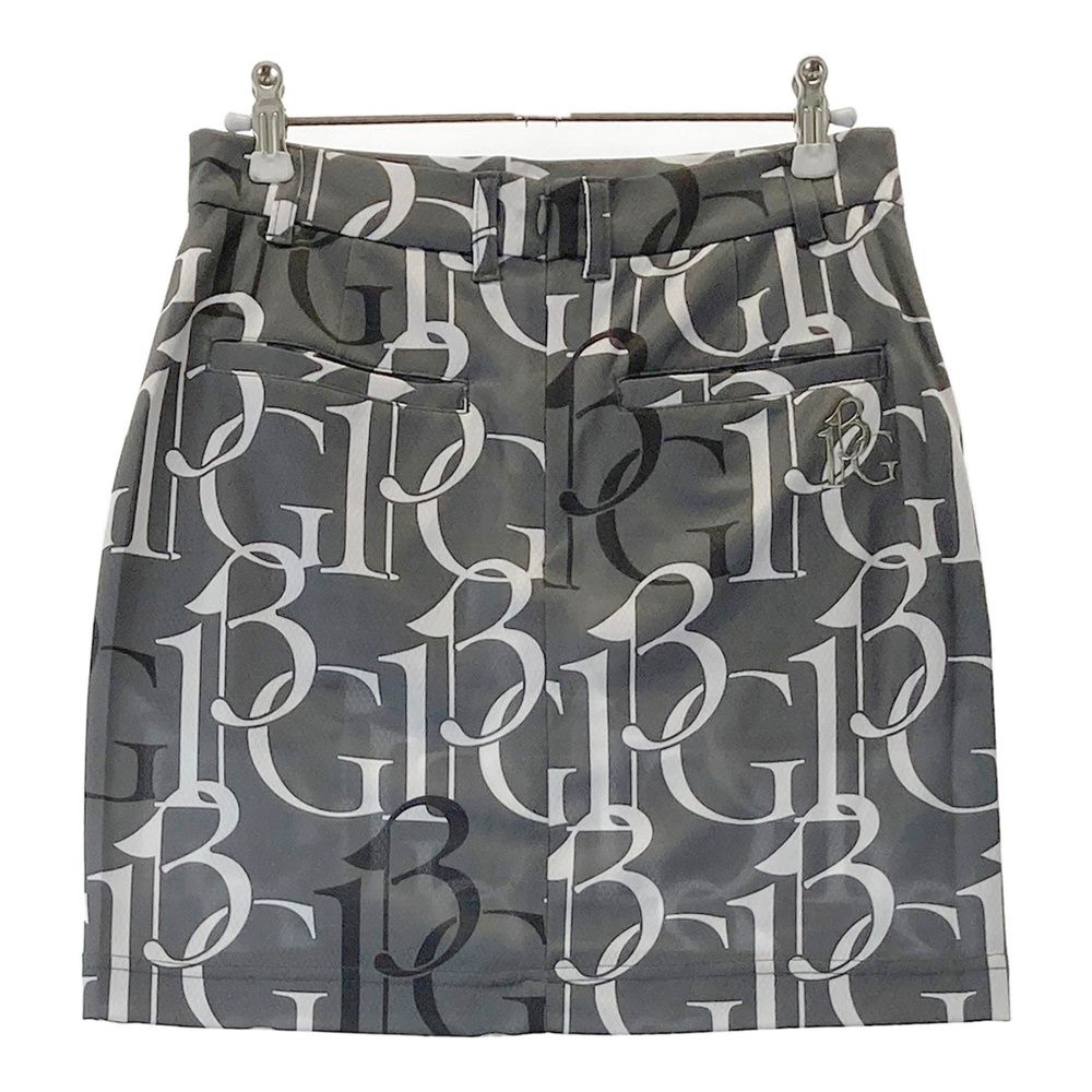 サイズ 2 1PIU1UGUALE3 GOLF GSP048 メッシュスカート 総柄 グレー系 240101441206 ゴルフウェア レディース ストスト