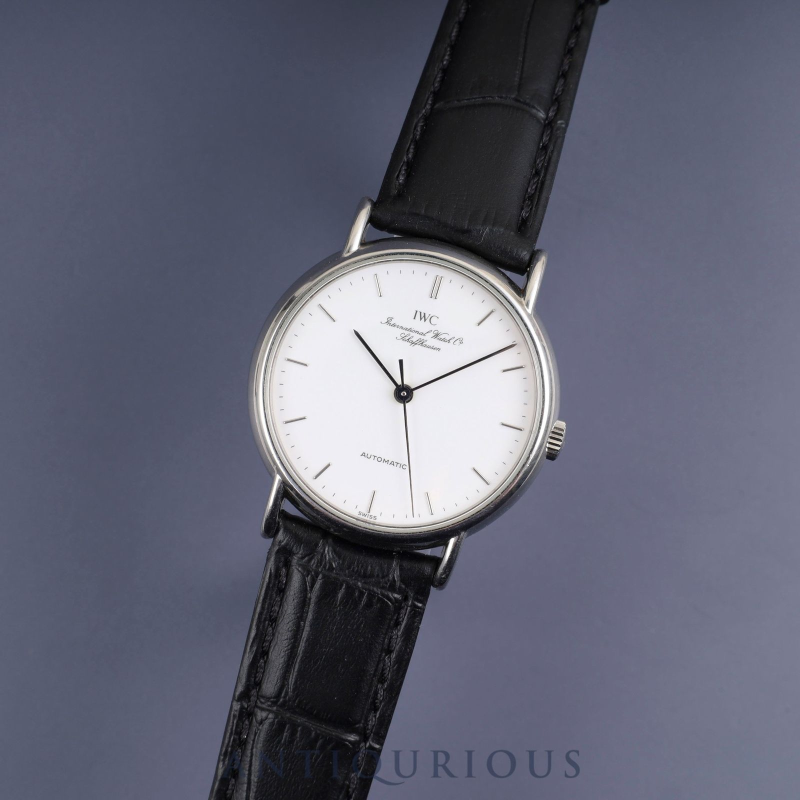 IWC ポートフィノ 3514-001 自動巻き SS 革 純正尾錠（SS