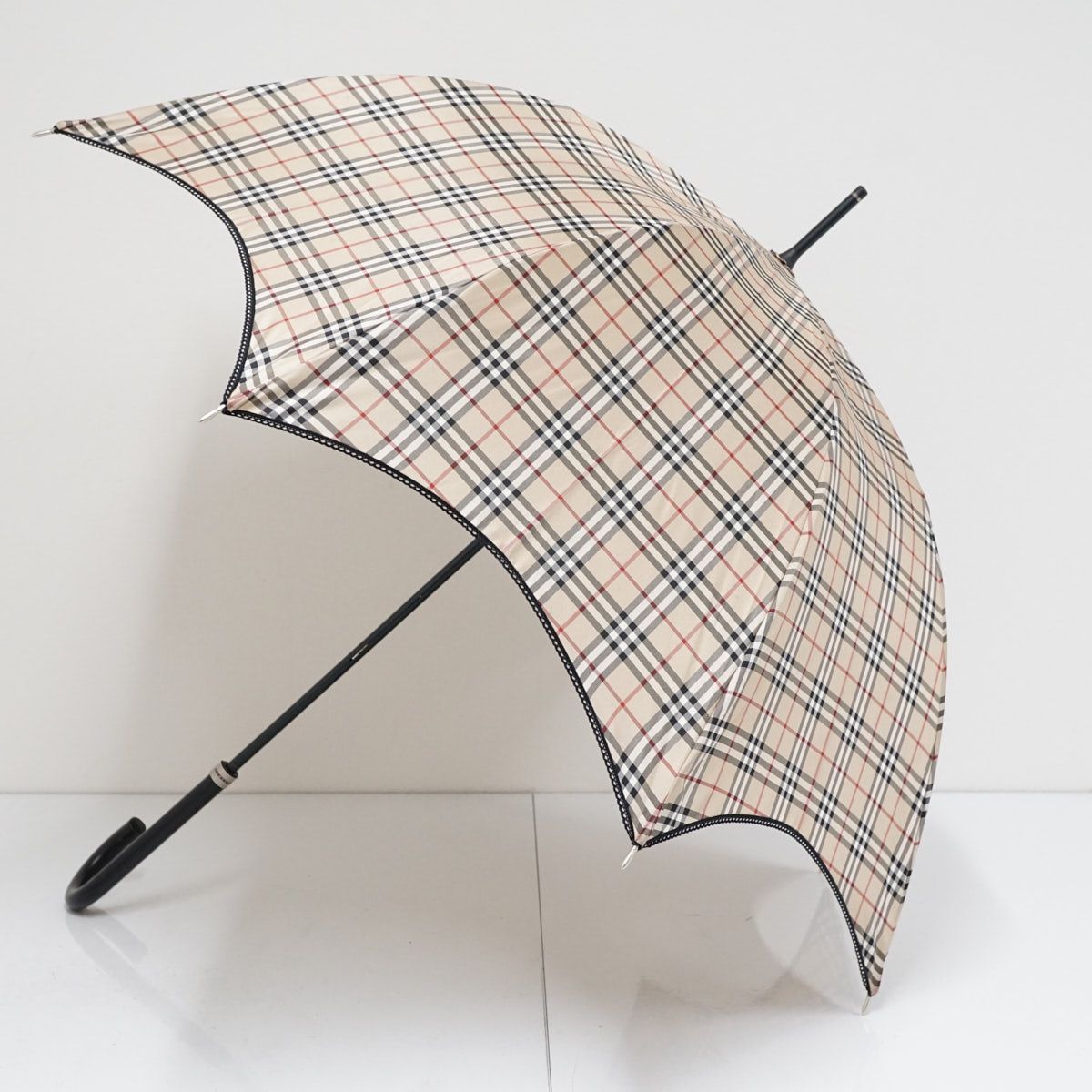 Burberrys バーバリー　日本製　チェック長傘60cm　ヴィンテージ Burberrys バーバリー日本製チェック長傘60cmヴィンテージ