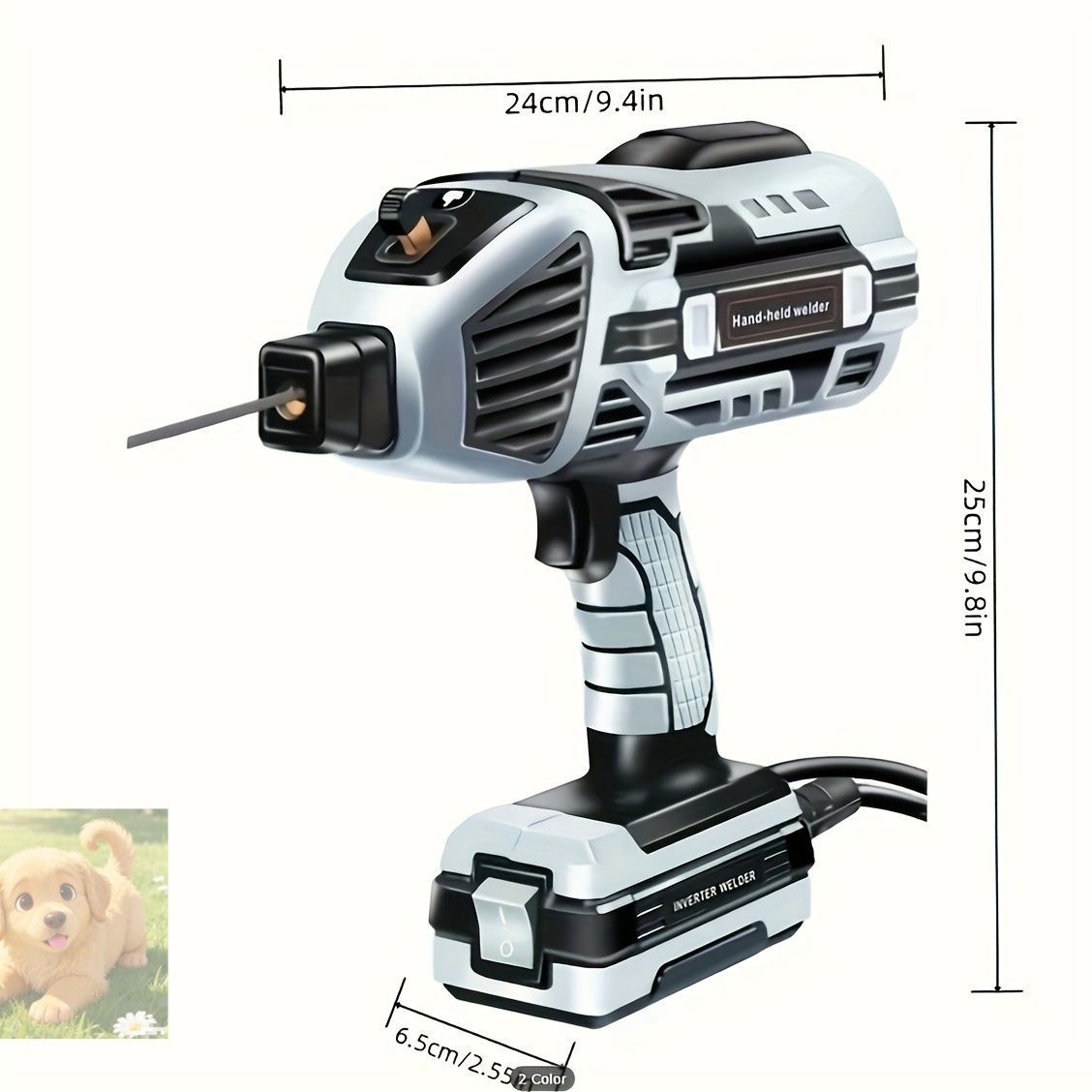 です*110V電気溶接機 ハンディ アーク溶接機 小型 可変電流調整 軽量 ハンドルヘルド溶接機 ポータブル HRDEVELOPMENT_JP