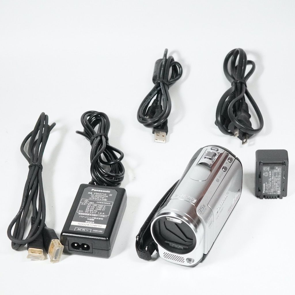 【動作確認ＯＫ】Panasonic　HDC-TM60 Panasonic パナソニック HDC-TM60 シルバー 動作OK 返金保証